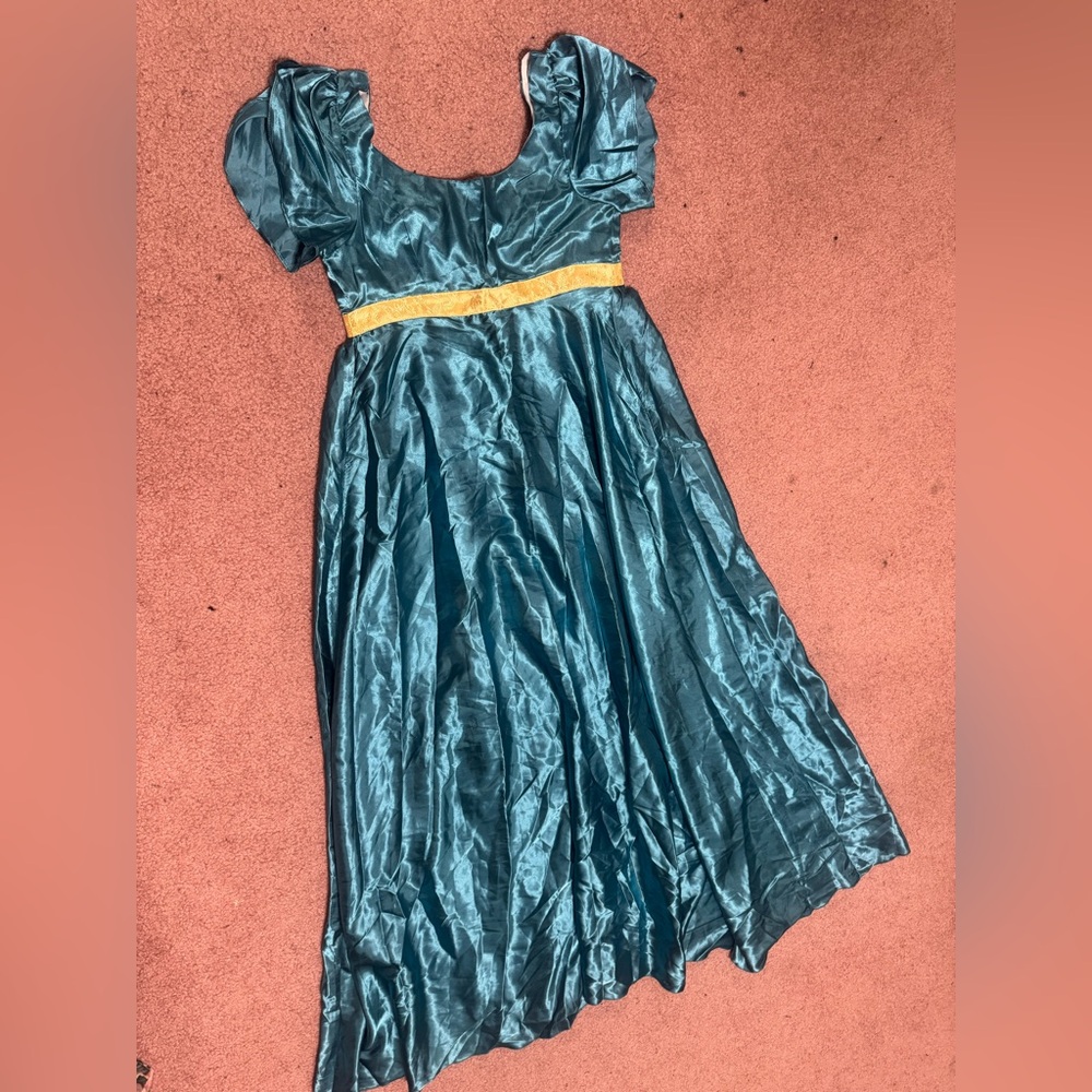 New Xs s blue Bridgerton Victorian Renaissance Princess gown dress costume Midev